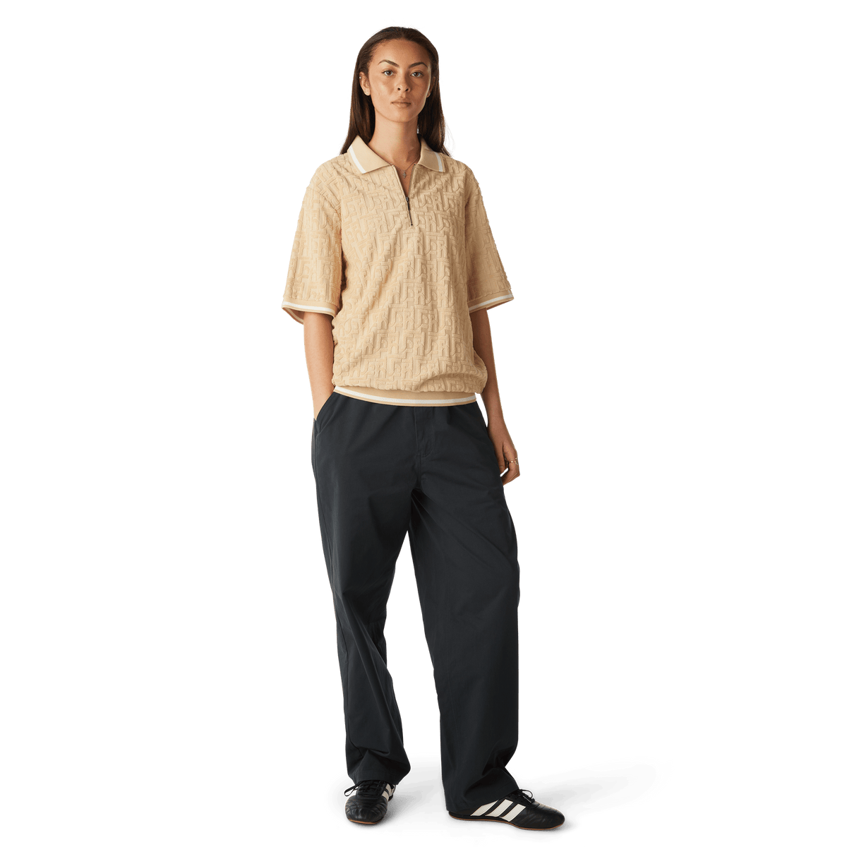 Tether Jacquard Terry Top