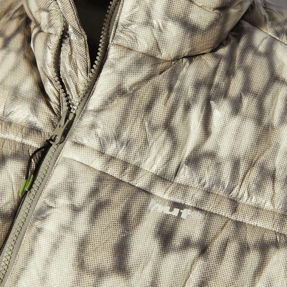 89 Warped Camo Tyvek Puffer