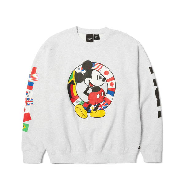 Disney | HUF Mickey Worldwide Tour Crewneck Sweatshirt