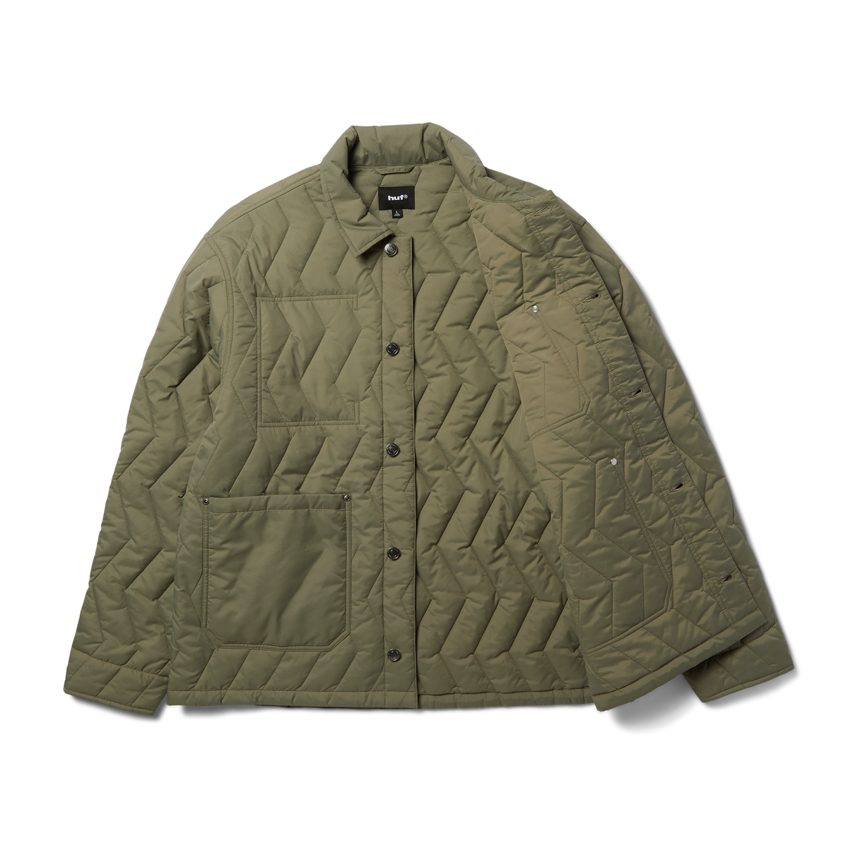 Zig Zag Quilted Chore Jacket