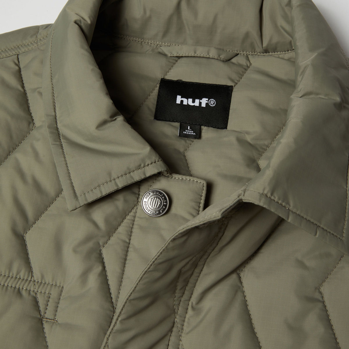 Zig Zag Quilted Chore Jacket