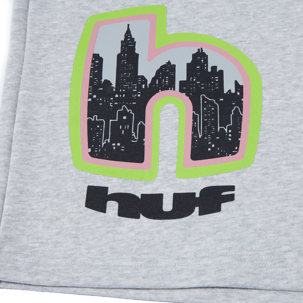Huf All City Fleece Short Heather Grey