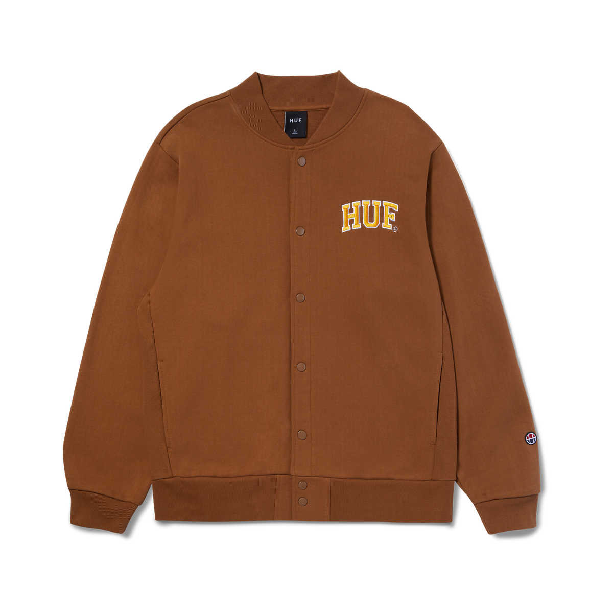 Huf Athletic Cardigan Sweater Rubber