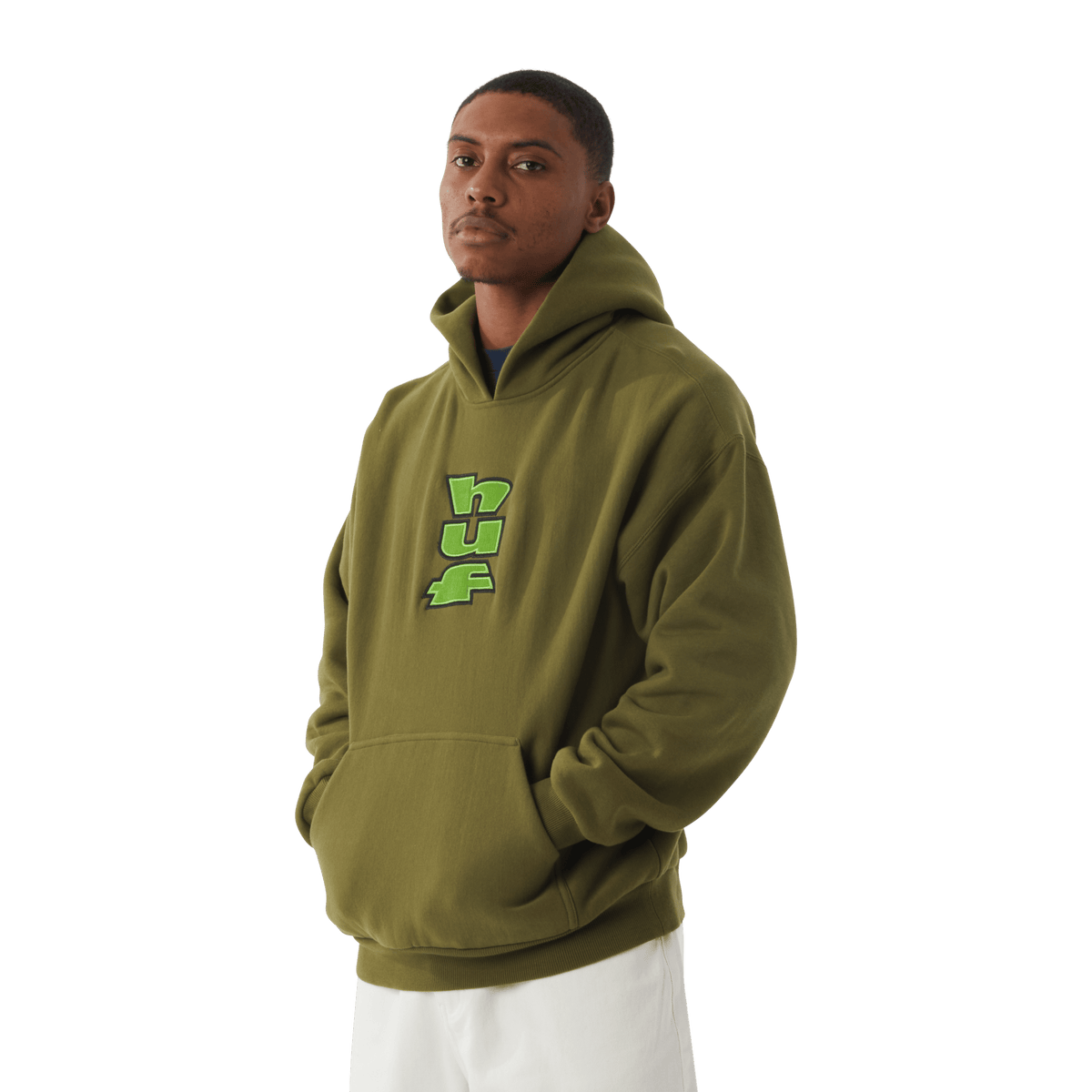 Benton Heavyweight Fleece Hoodie – HUF WORLDWIDE UK