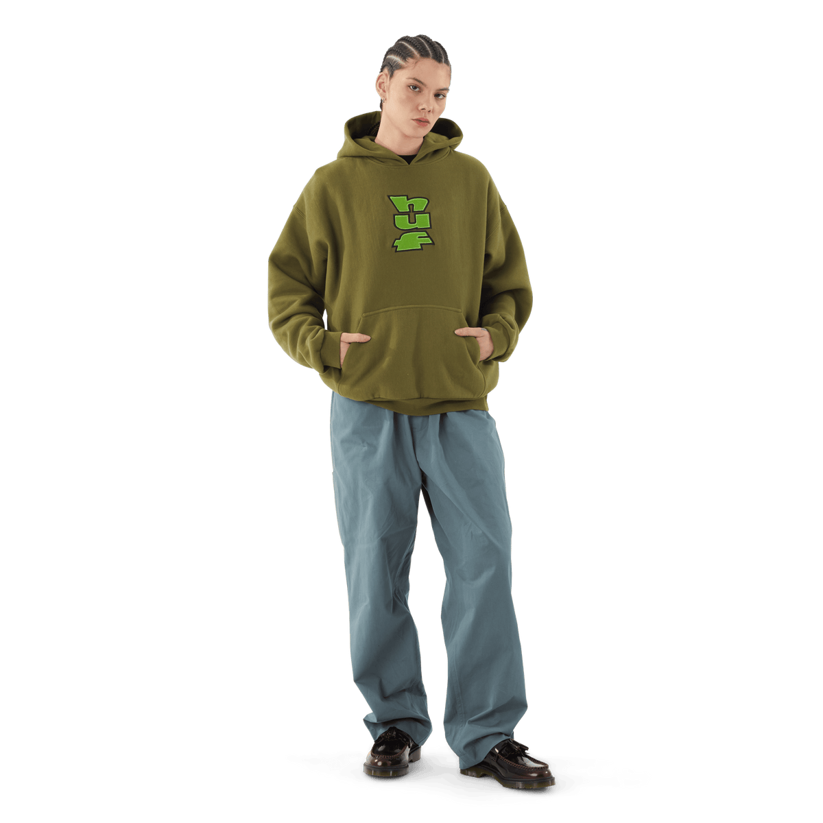 Benton Heavyweight Fleece Hoodie – HUF WORLDWIDE UK