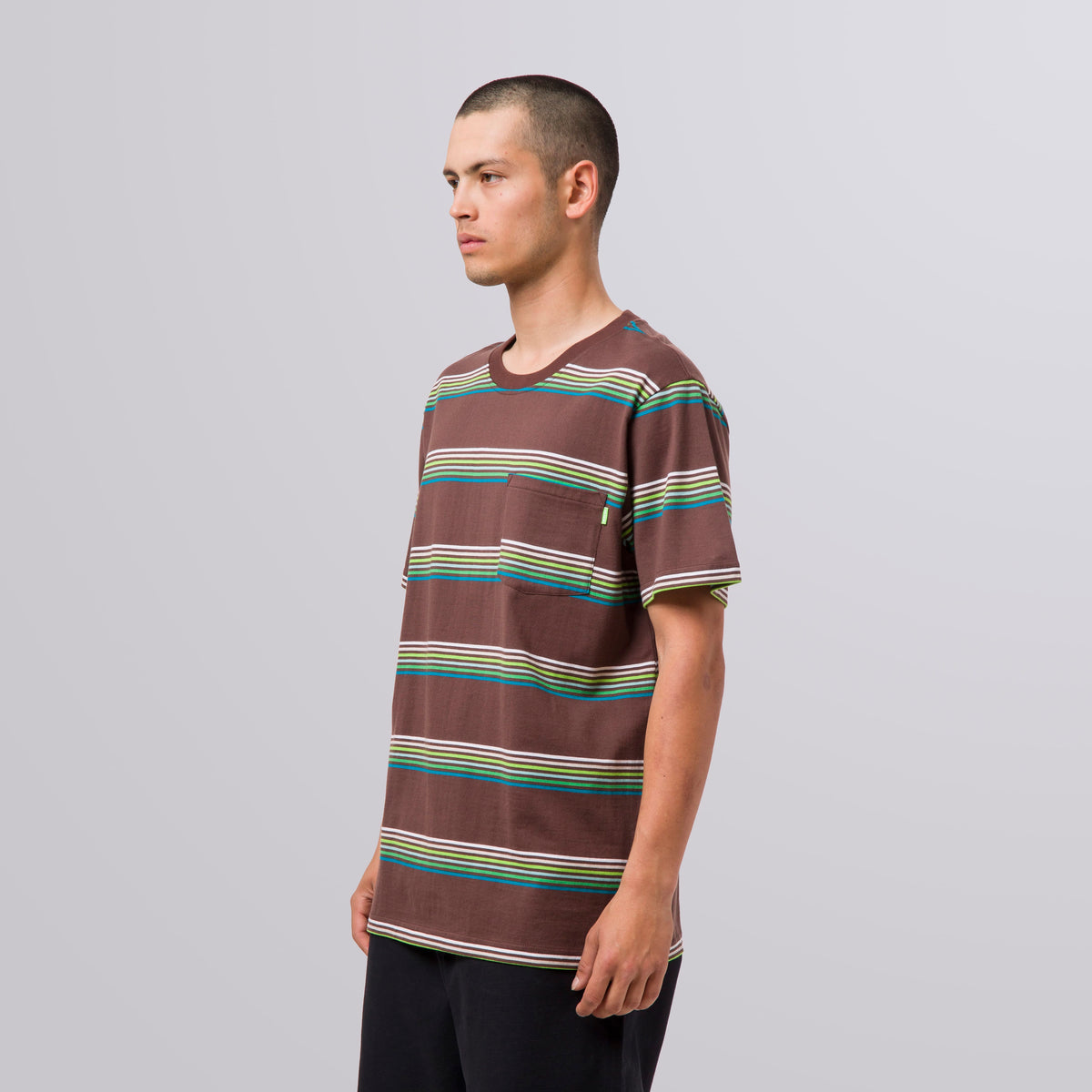 Striped huf shirt discount