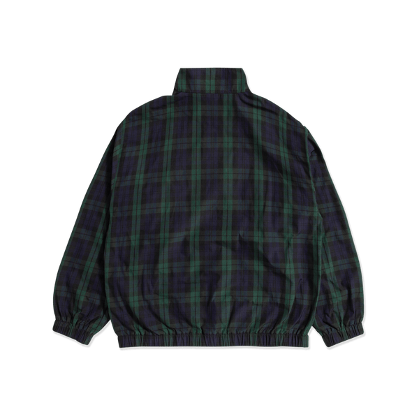 Huf Camden Plaid Track Jacket Navy Plaid