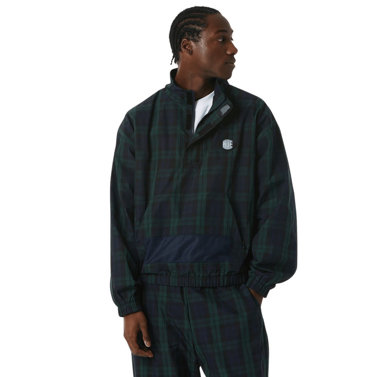 Plaid track jacket 2025