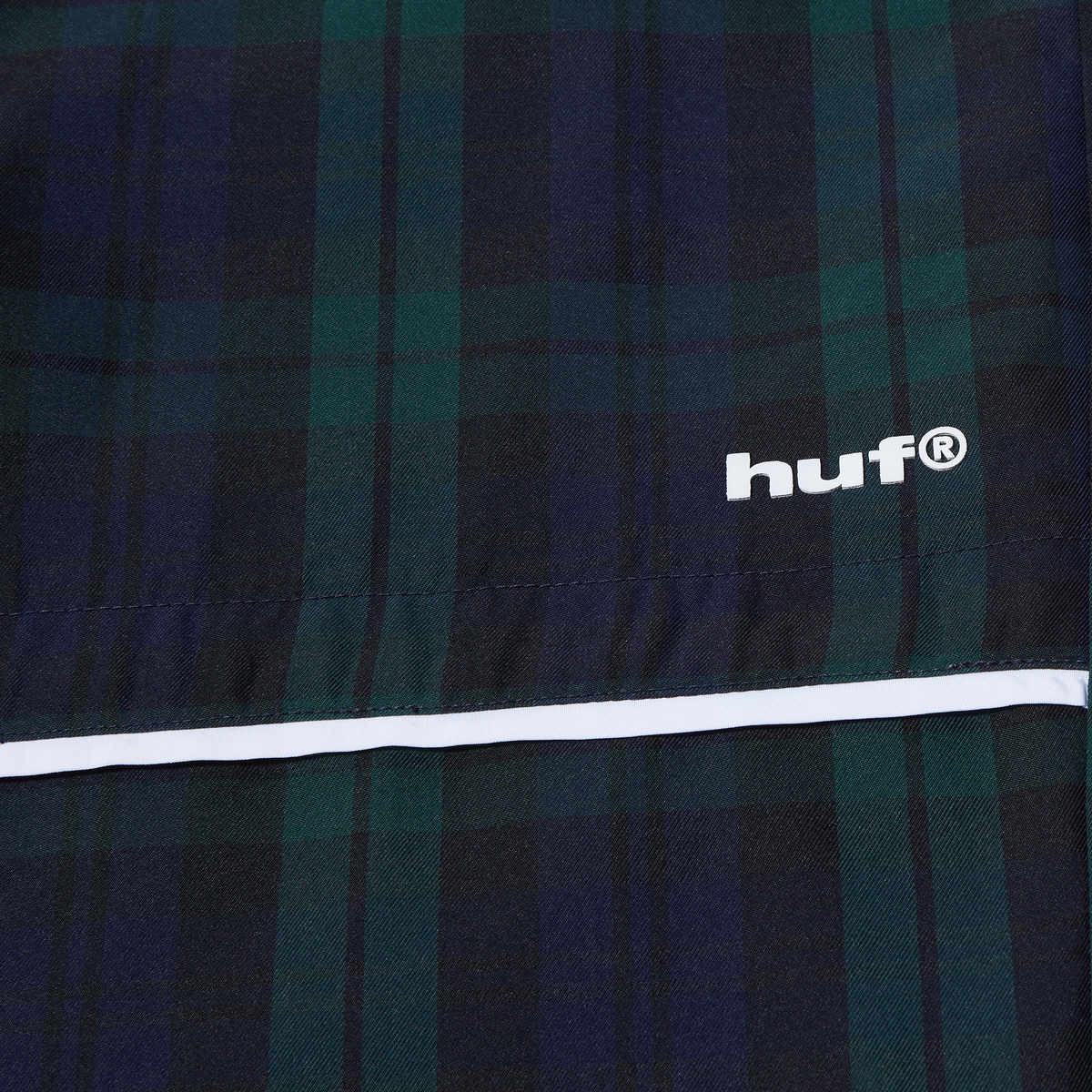 Huf Camden Plaid Track Pant Navy Plaid