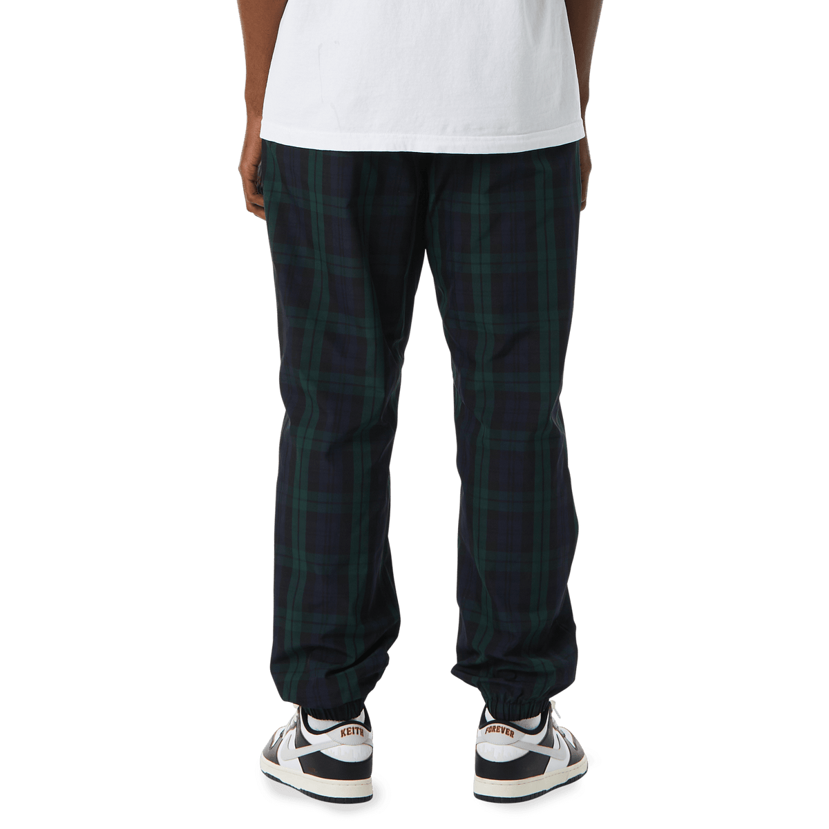 Huf Camden Plaid Track Pant Navy Plaid