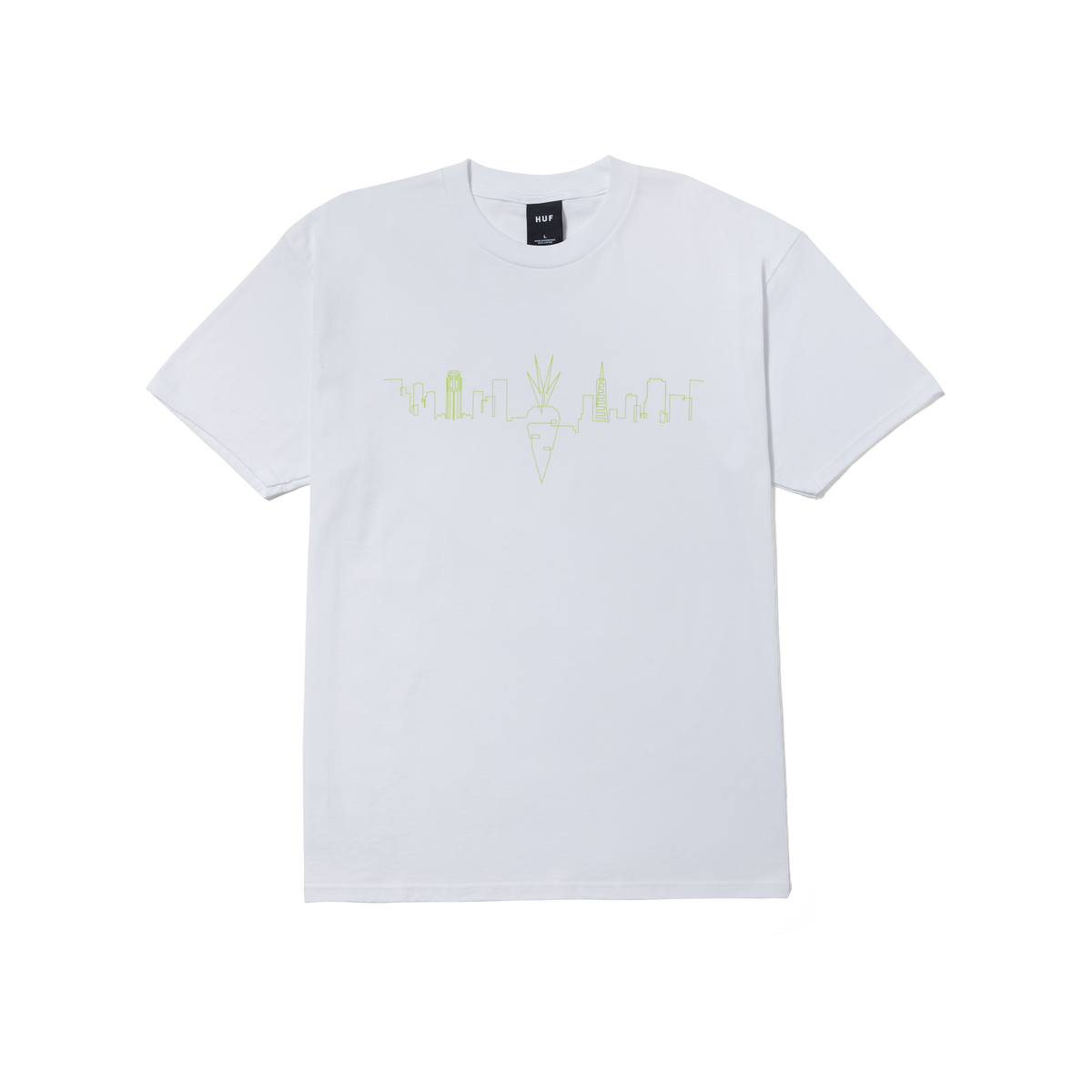 Tシャツ・カットソー HUF CARROT SKYLINE SS TEE WHITE TS02207-WHITE HUF x Carrots Carrot Skyline T-Shirt - | Huf – HUF WORLDWIDE UK