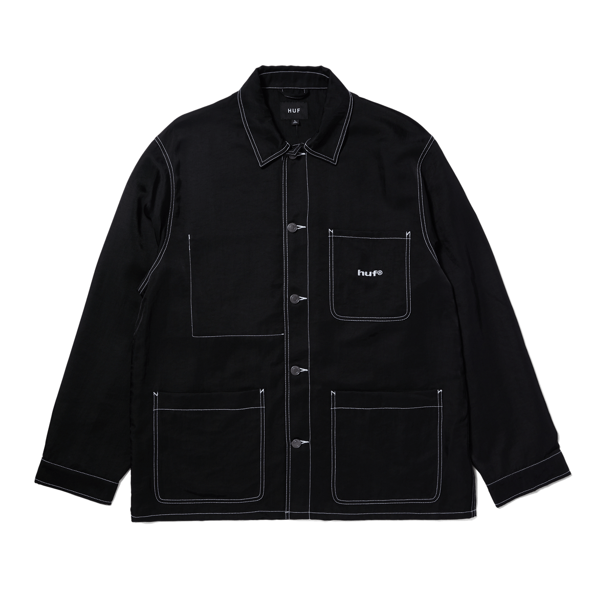 Contrast Nylon Chore Jacket
