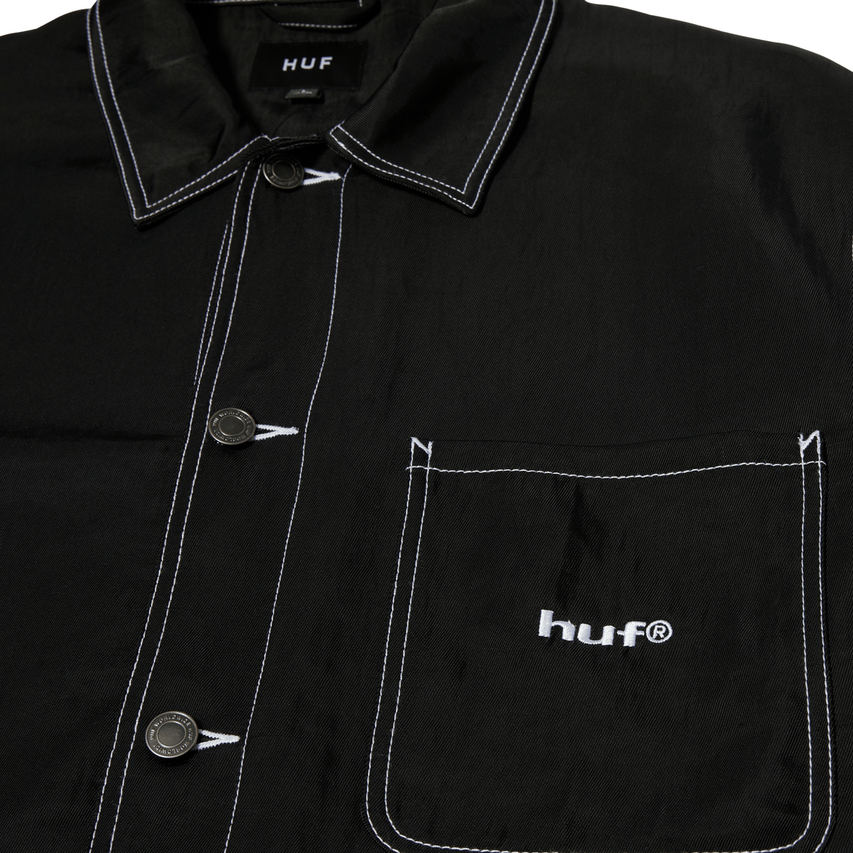 Contrast Nylon Chore Jacket