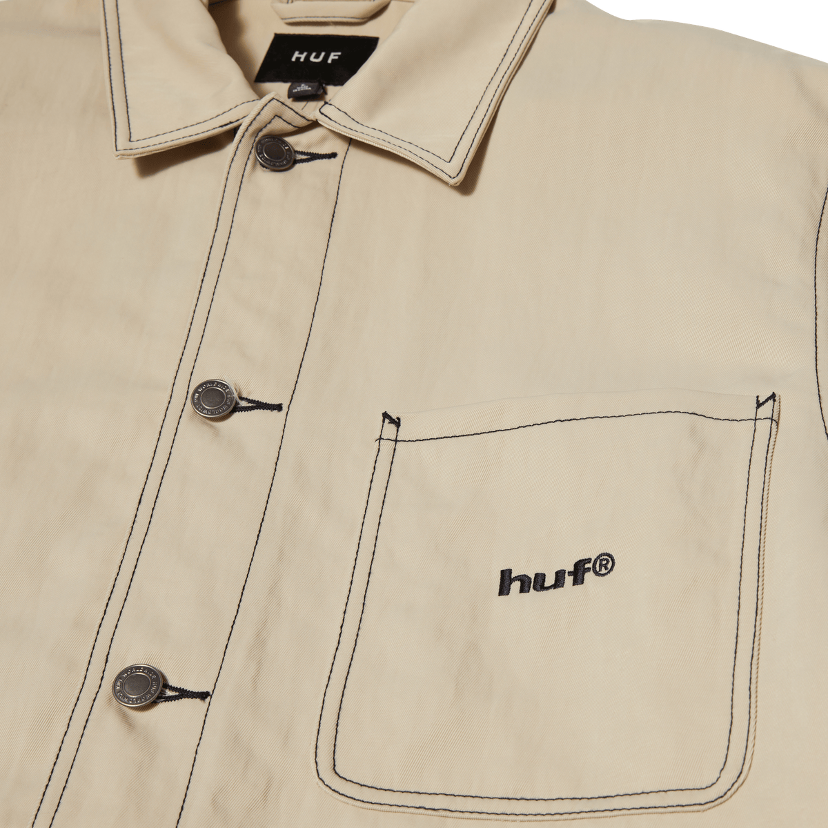 Contrast Nylon Chore Jacket