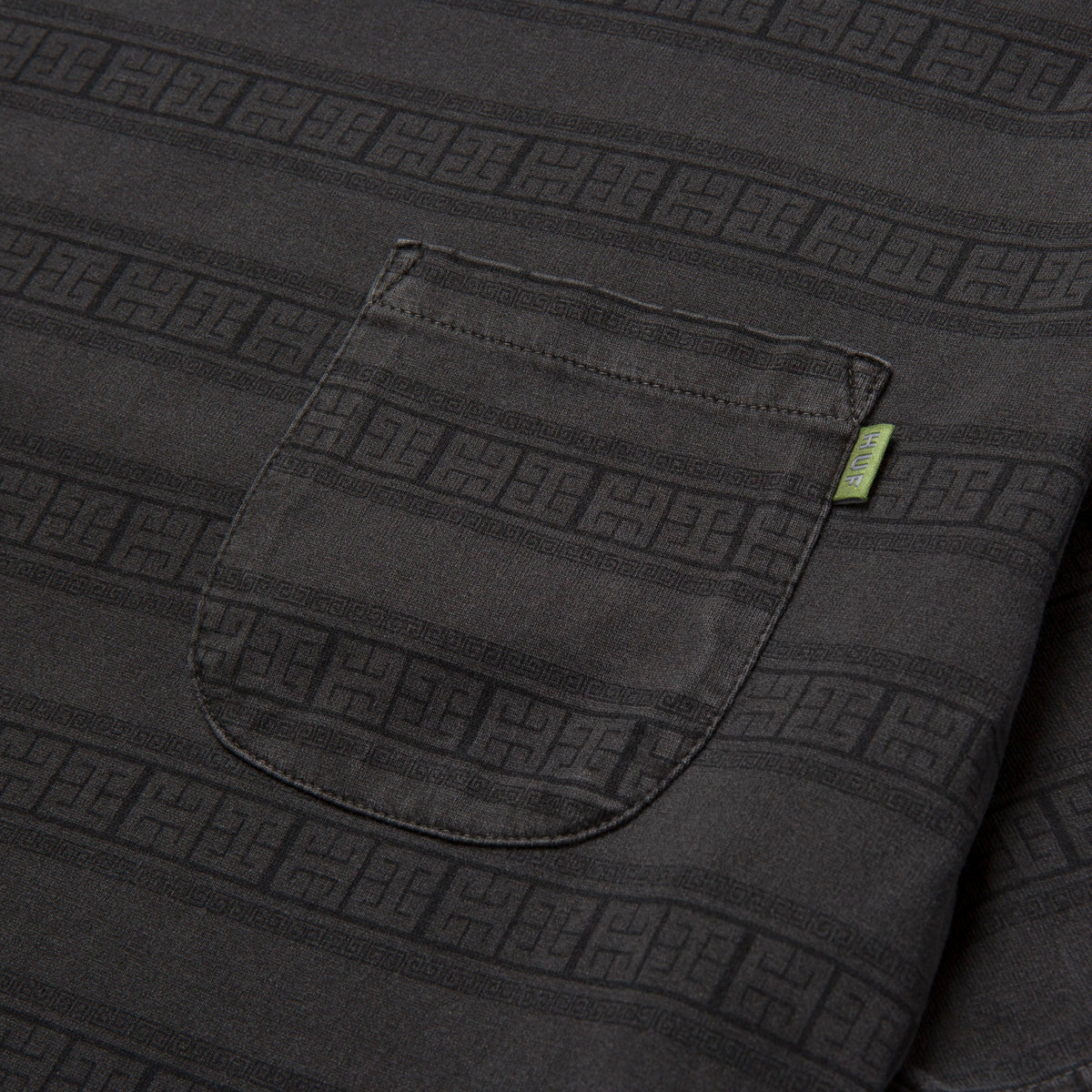 HUF Cooper Stripe Knit Top Black