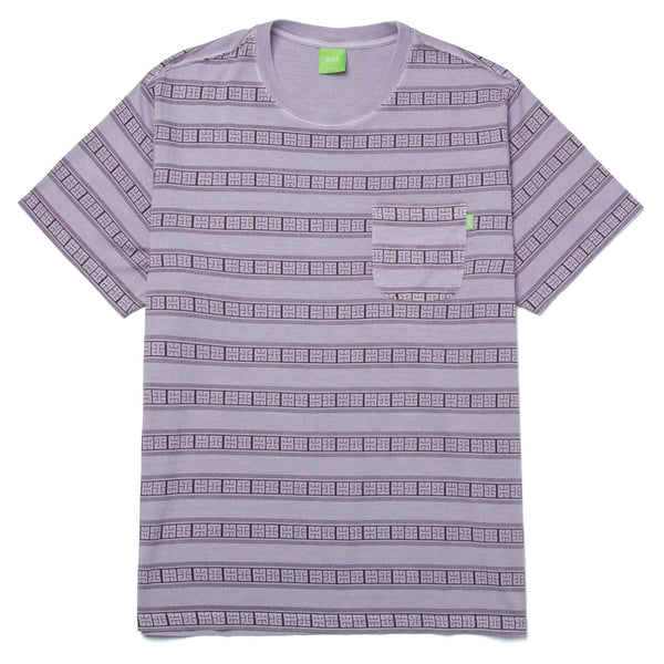 HUF Cooper Stripe Knit Top Dust Purple