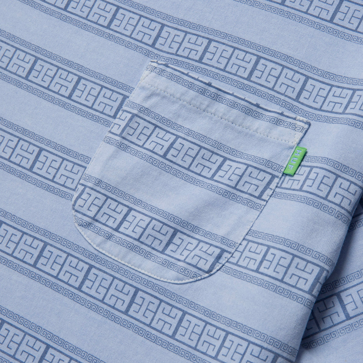 HUF Cooper Stripe Knit Top Light Blue