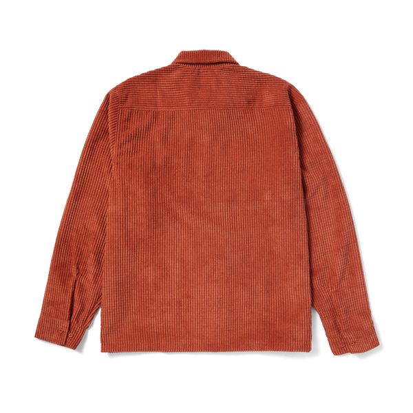 Huf Cornelius Zip Shirt Rust