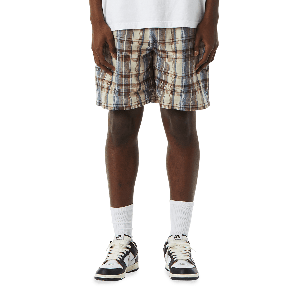 Huf Cortland Flannel Easy Short Cream