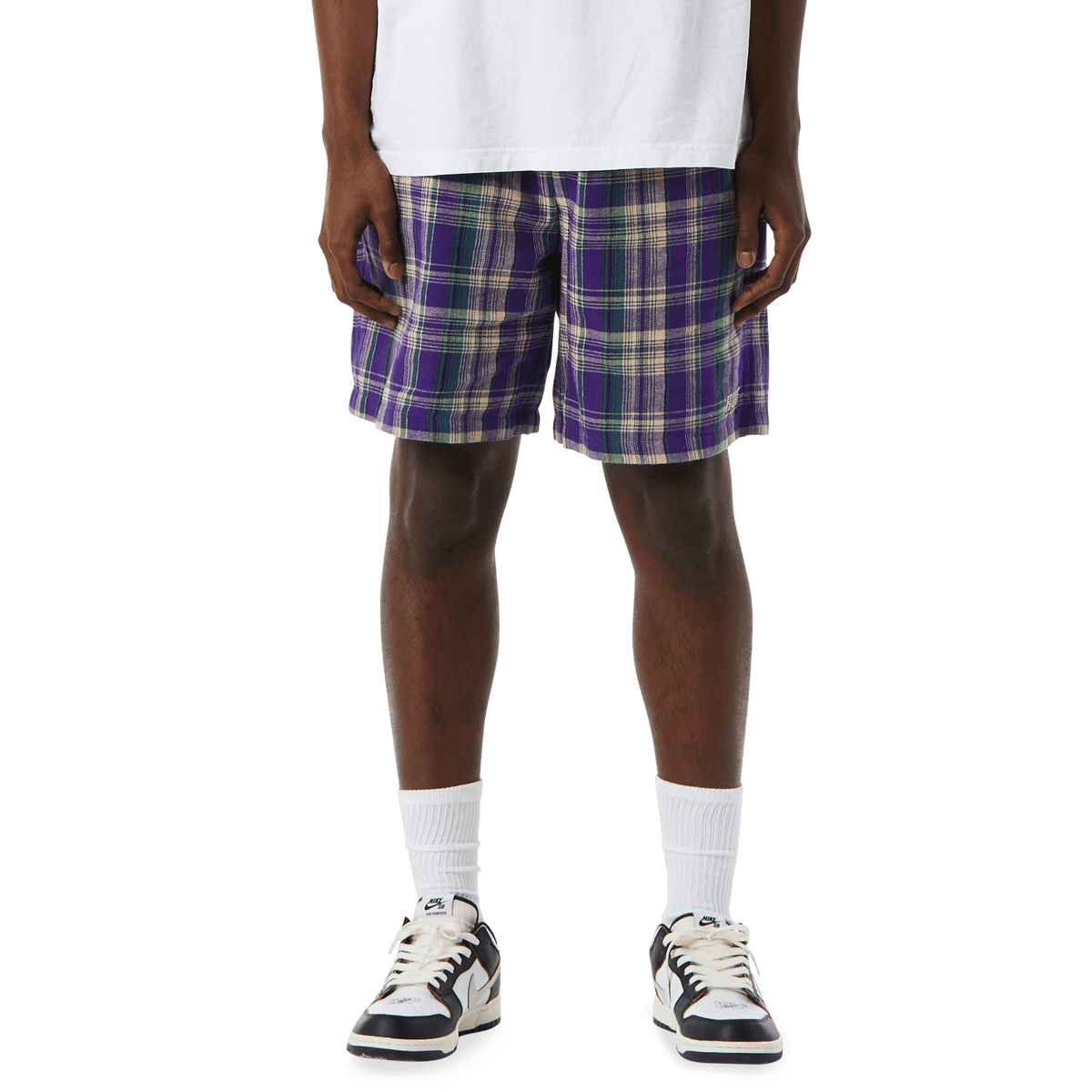 Huf Cortland Flannel Easy Short Purple