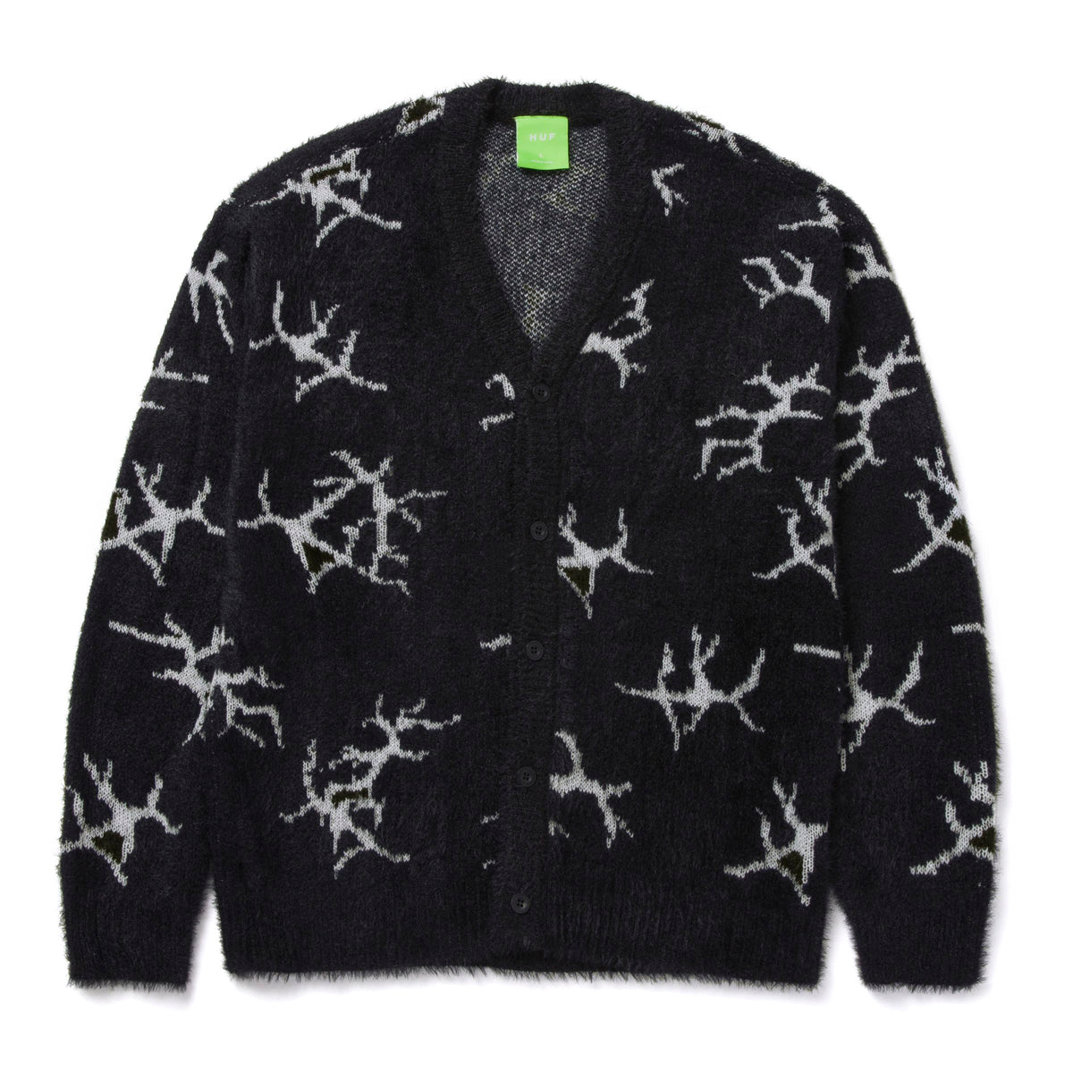 huf feels good cardigan Huf Feels Good Cardigan Knit