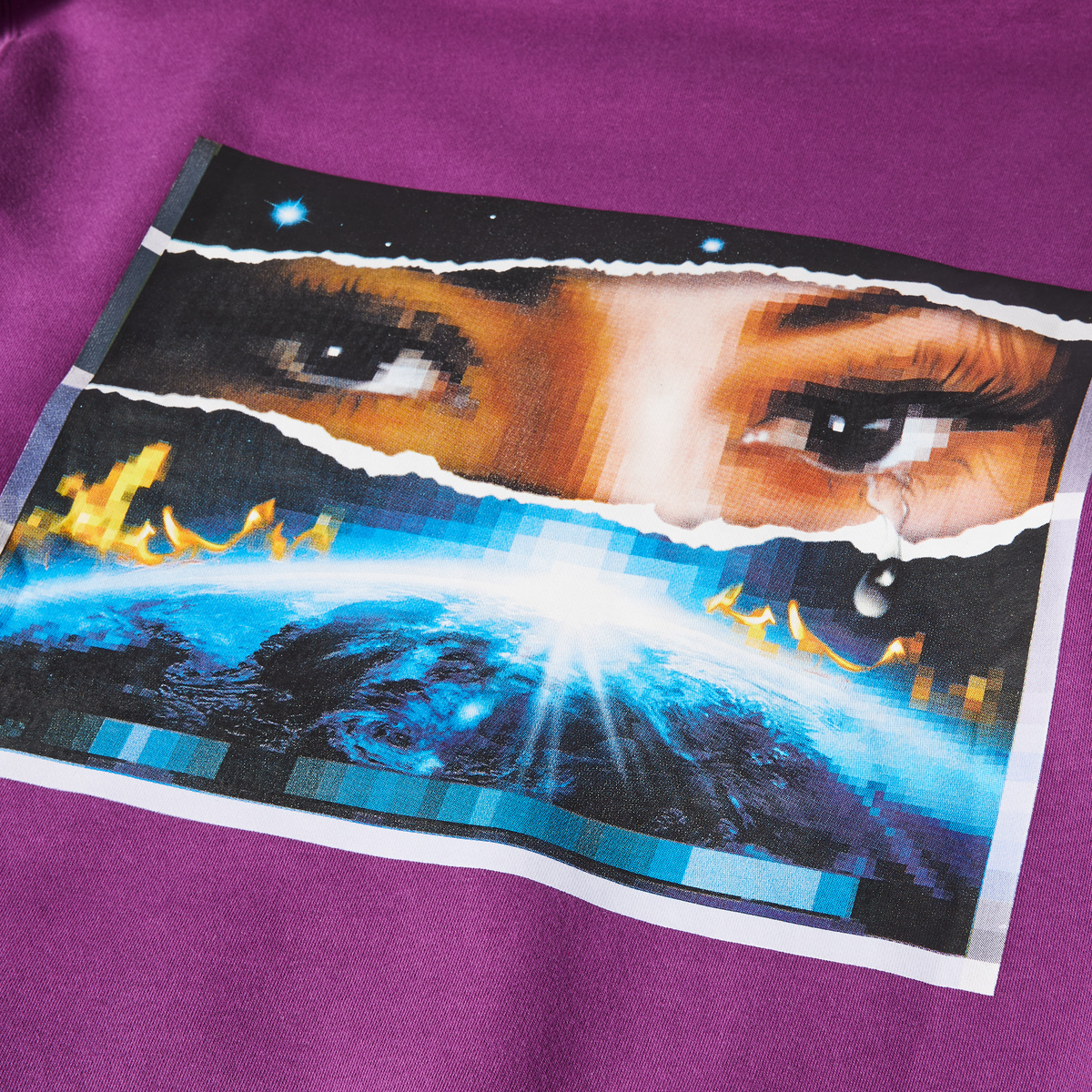 Huf Digital Domain Pullover Hoodie Grape