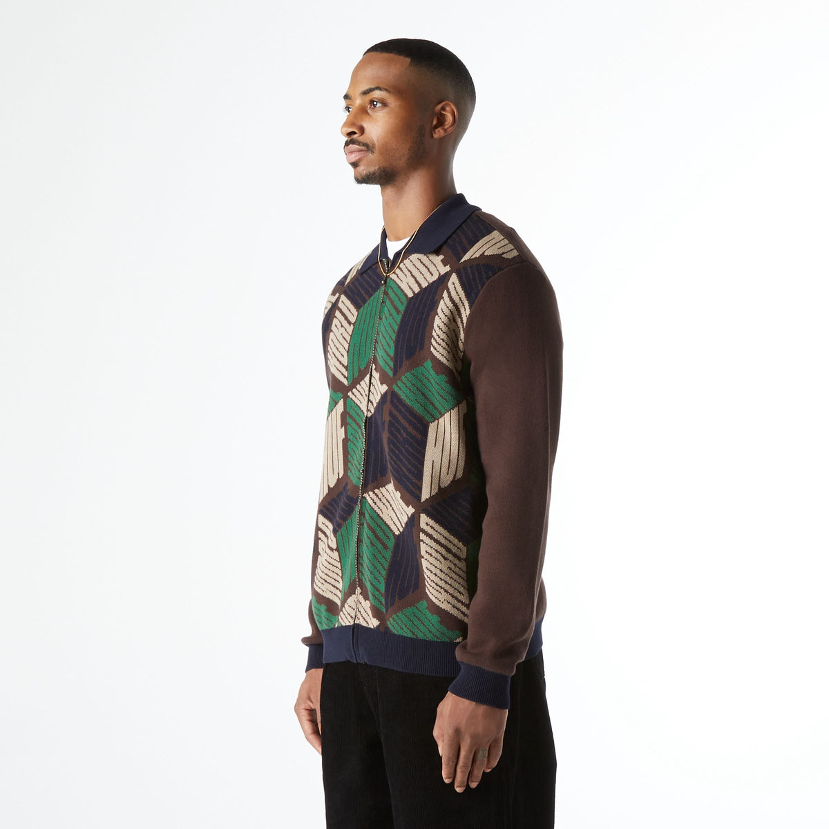 Dimensions Zip Sweater - | Huf – HUF WORLDWIDE UK
