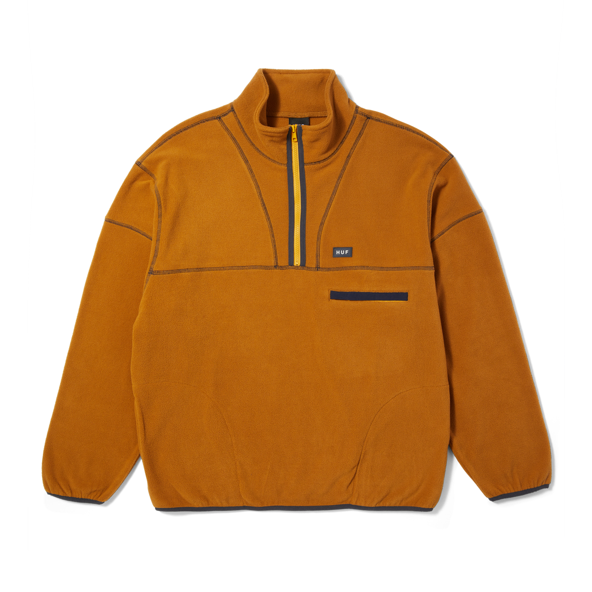 Huf Elysian Quarter-Zip Fleece Latte