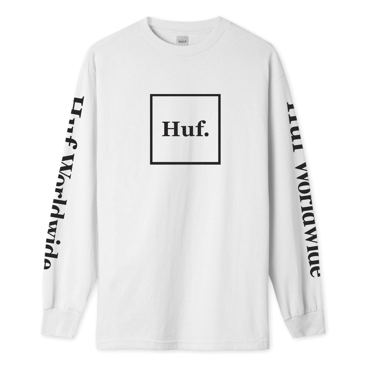 HUF Domestic Long Sleeve T Shirt Mens Ls Tee White