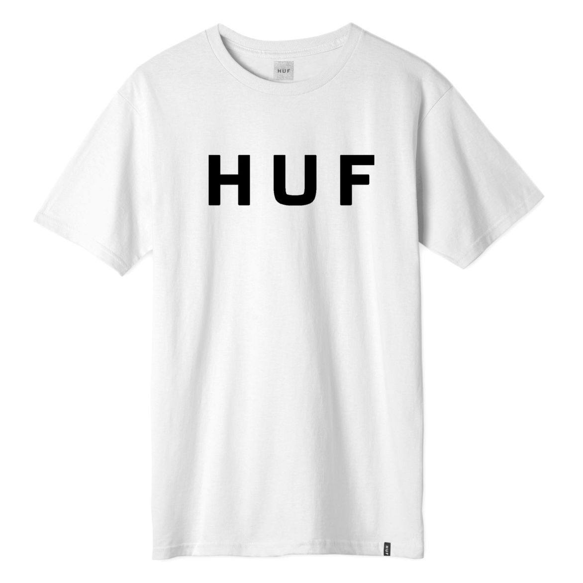 HUF Essentials Og Logo T Shirt Mens Logo Tee White