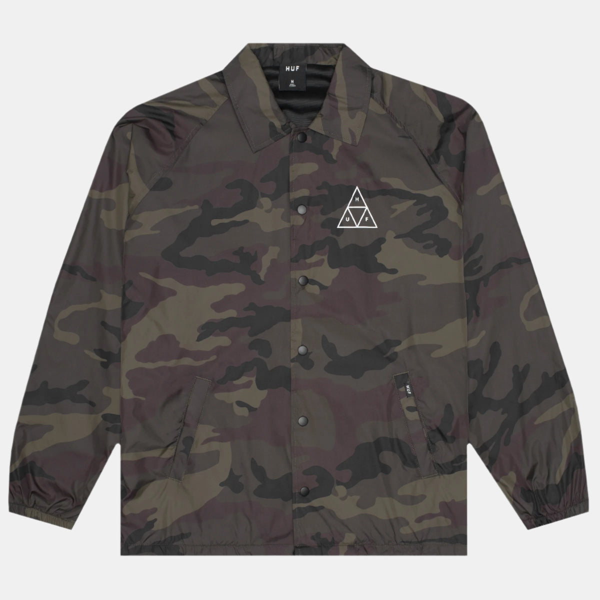 HUF Triple Triangle Coaches Jacket Camo L コーチジャケット HUF Triple Triangle Coaches Jacket Woodland Camo L コーチ