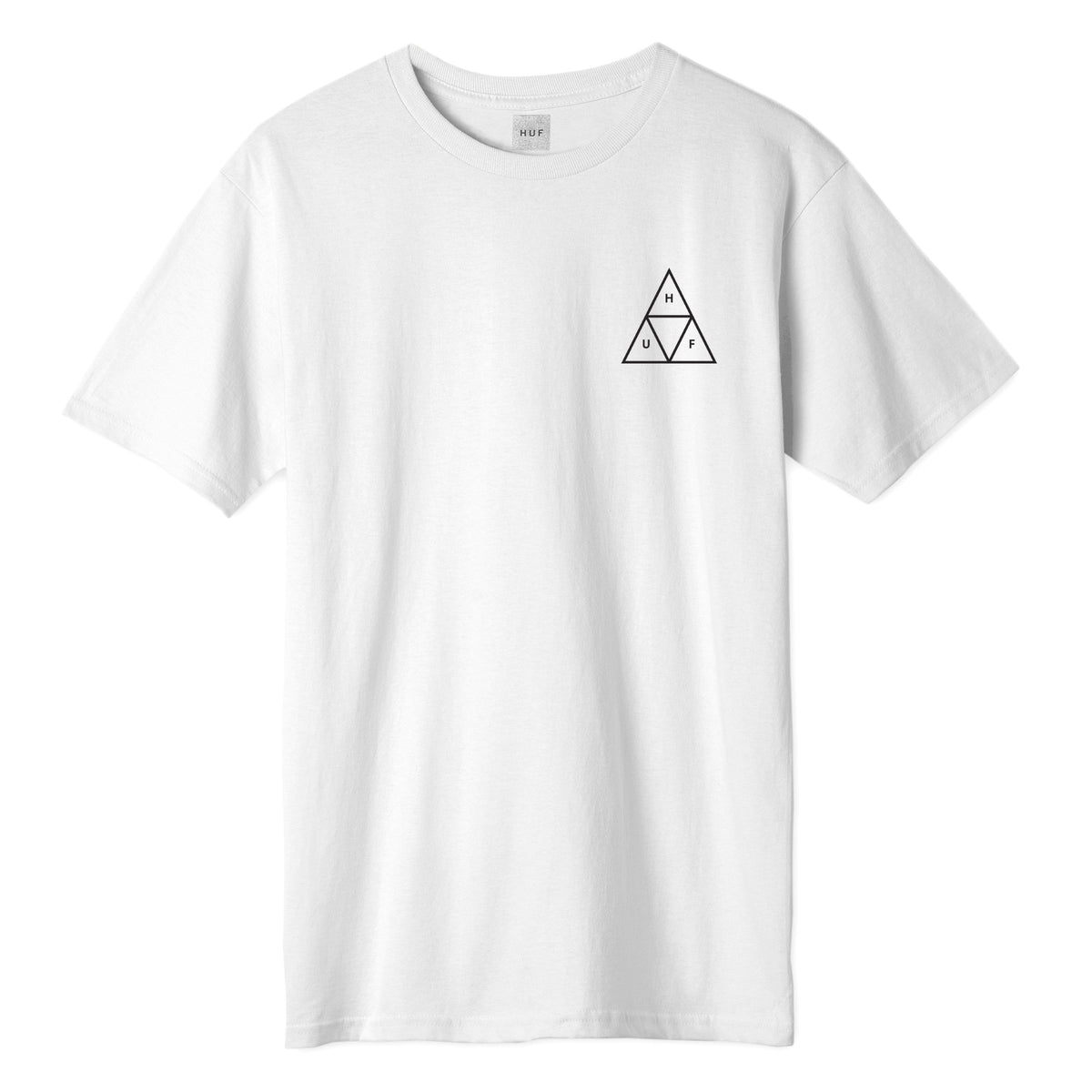 HUF Essentials Triple Triangle T Shirt Mens Tee White