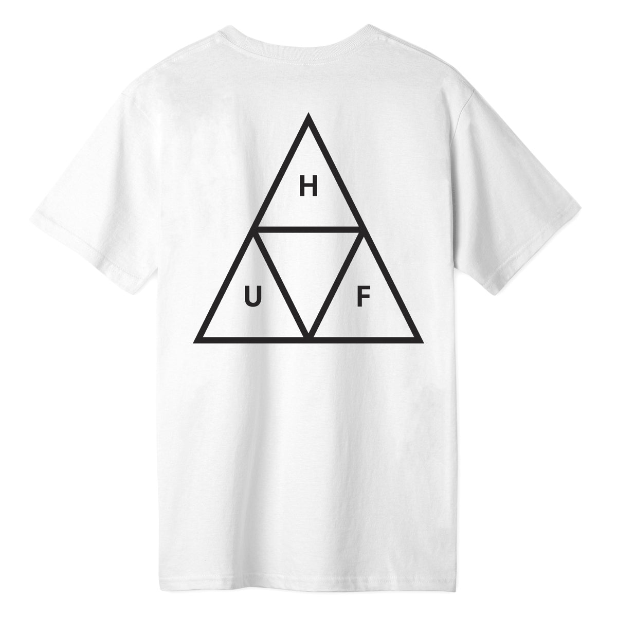 HUF Essentials Triple Triangle T Shirt Mens Tee White