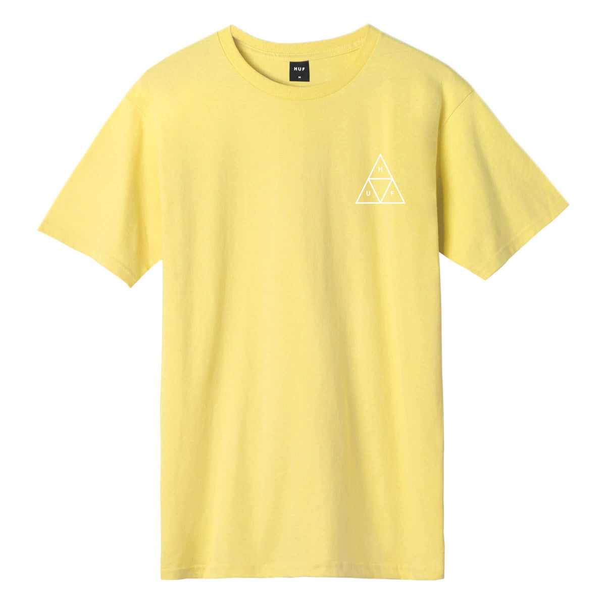 Huf Essentials Triple Triangle S/S Tee Mens Yellow