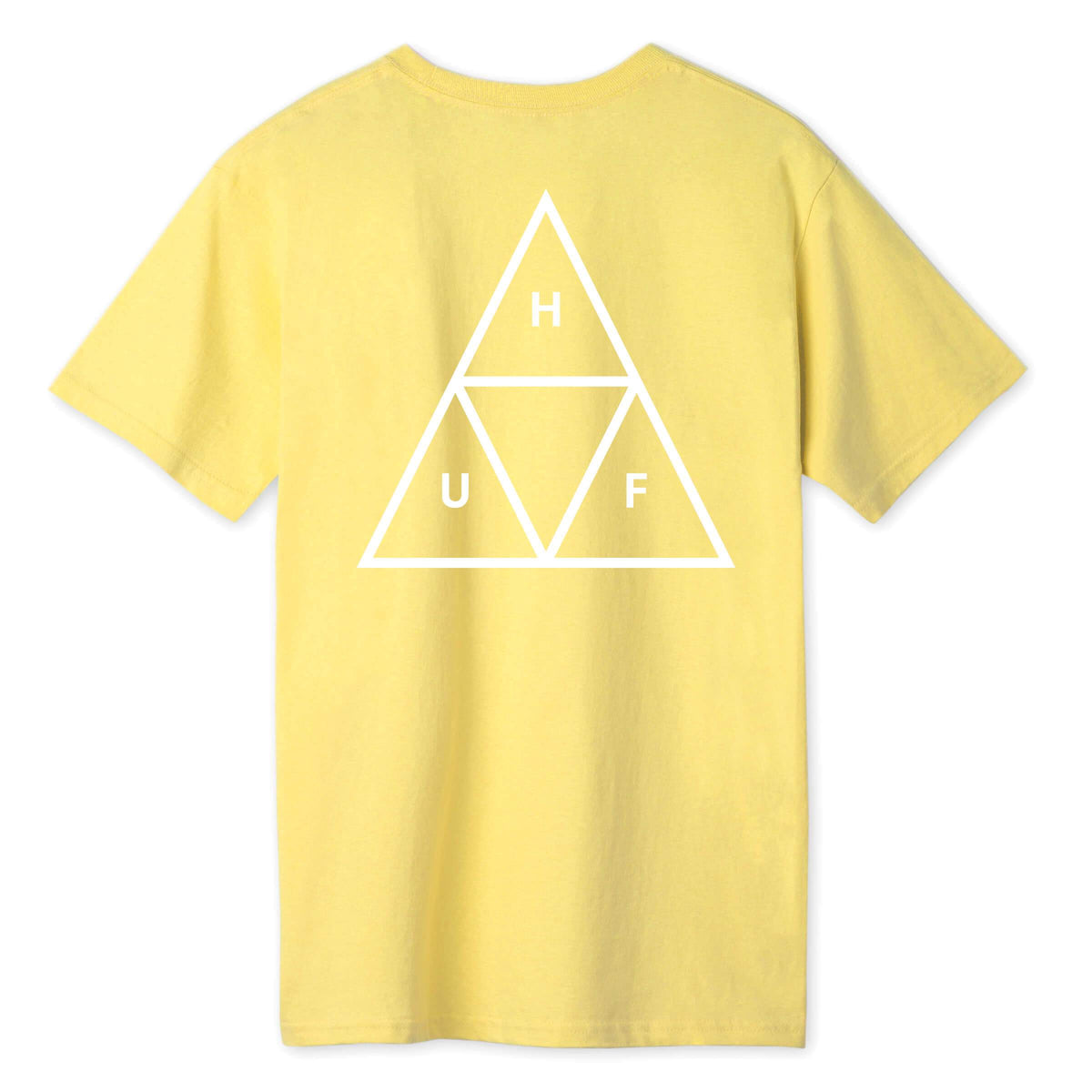 Huf Essentials Triple Triangle S/S Tee Mens Yellow