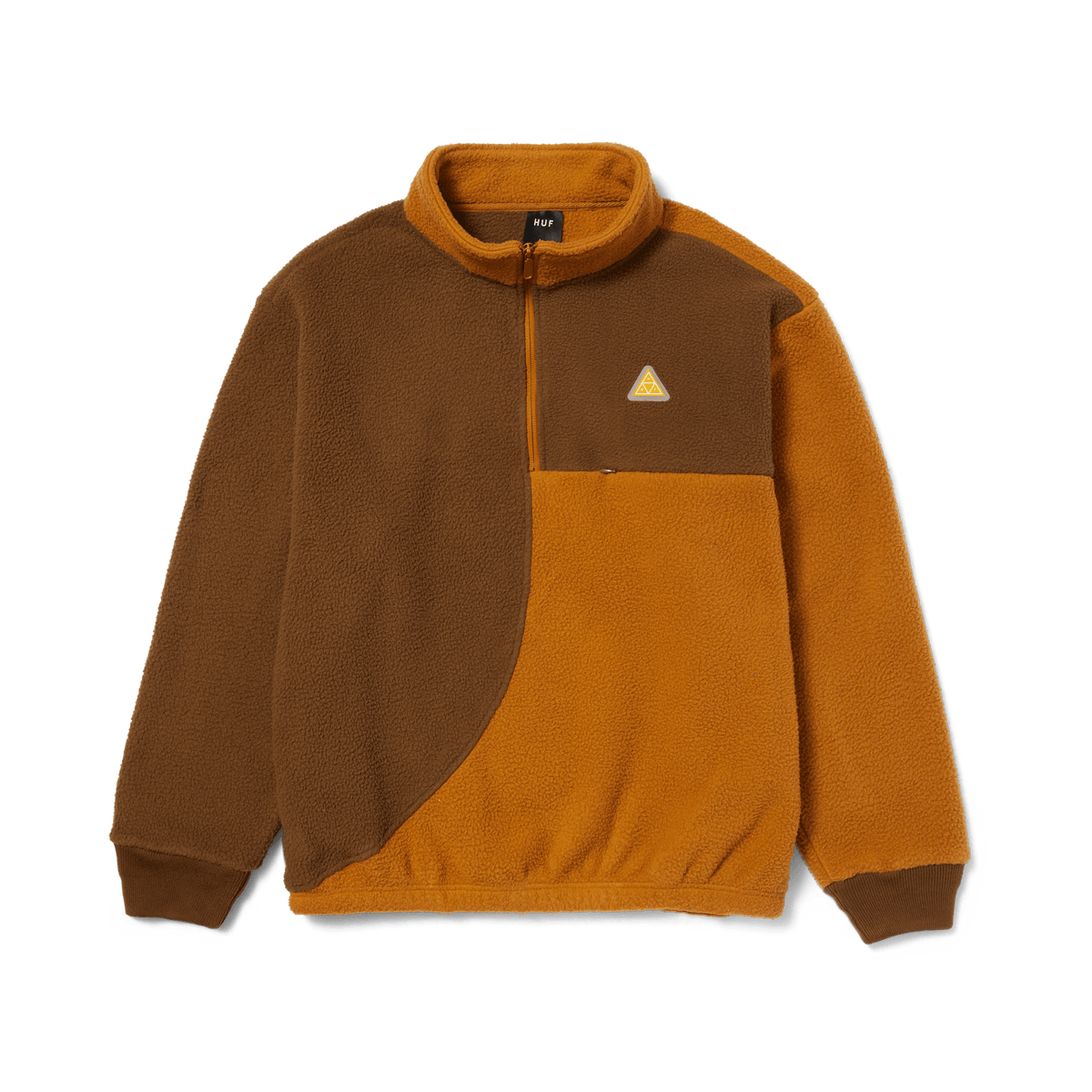 Huf Expedition 1/4 Zip Pile Fleece Coffee