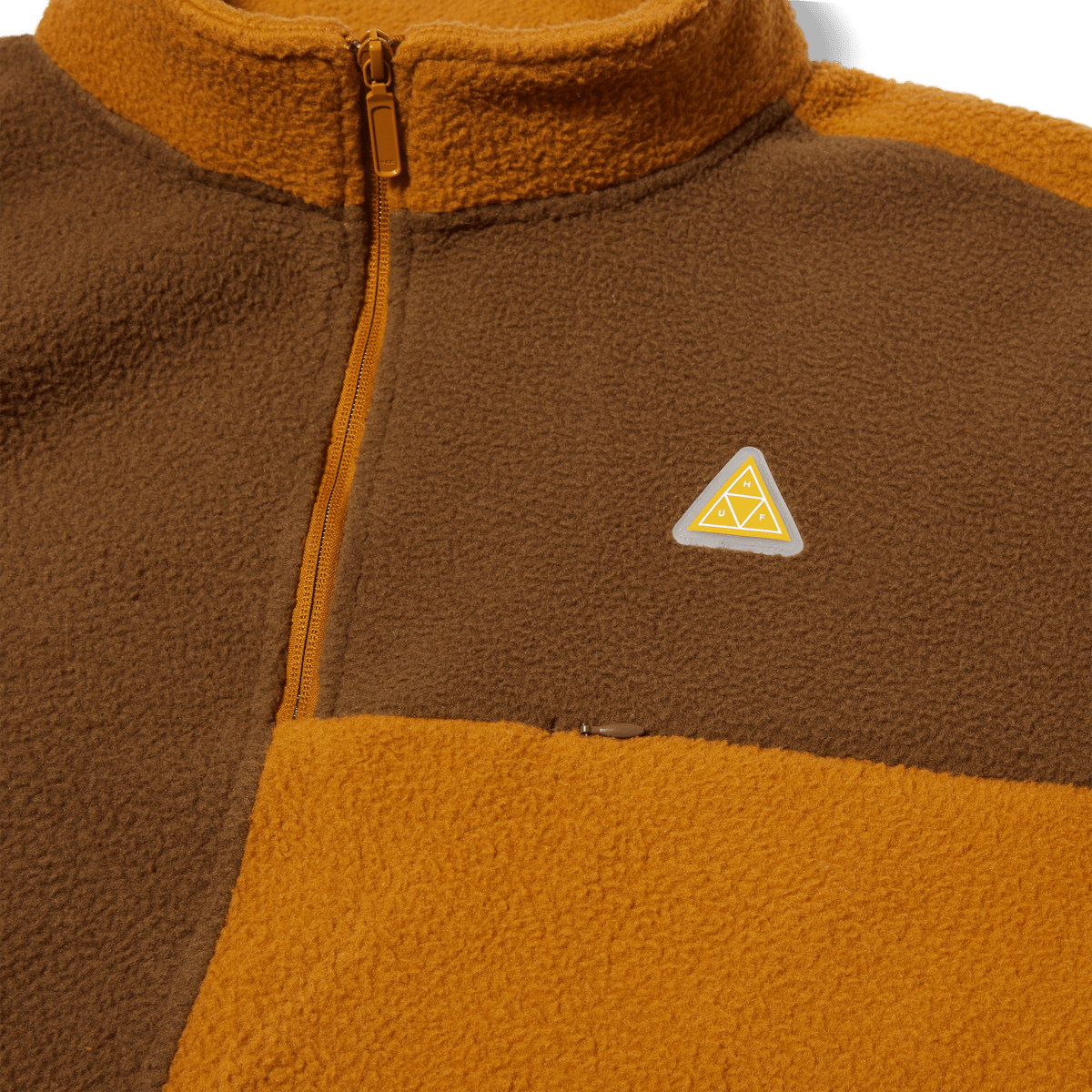 Huf Expedition 1/4 Zip Pile Fleece Coffee