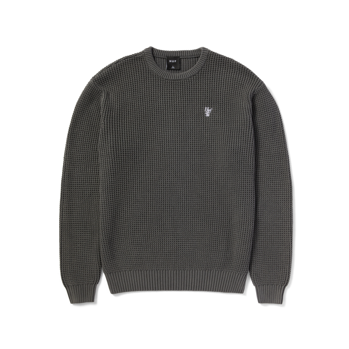 Huf Filmore Waffle Knit Sweater Black