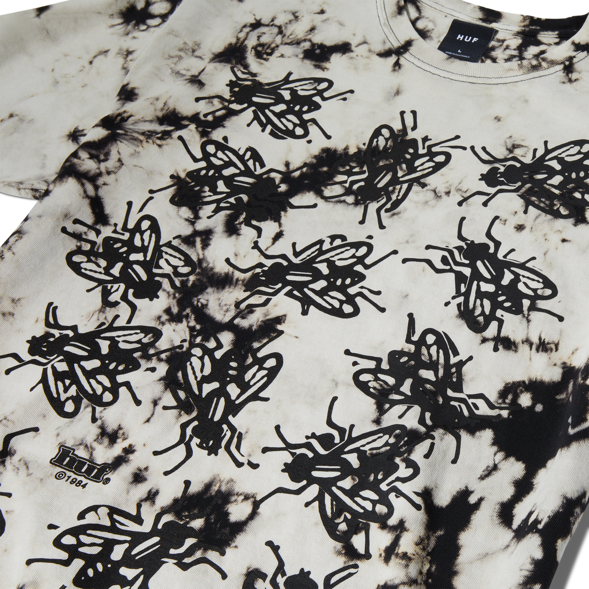 HUF Fly Situation Tiedye T-Shirt Black