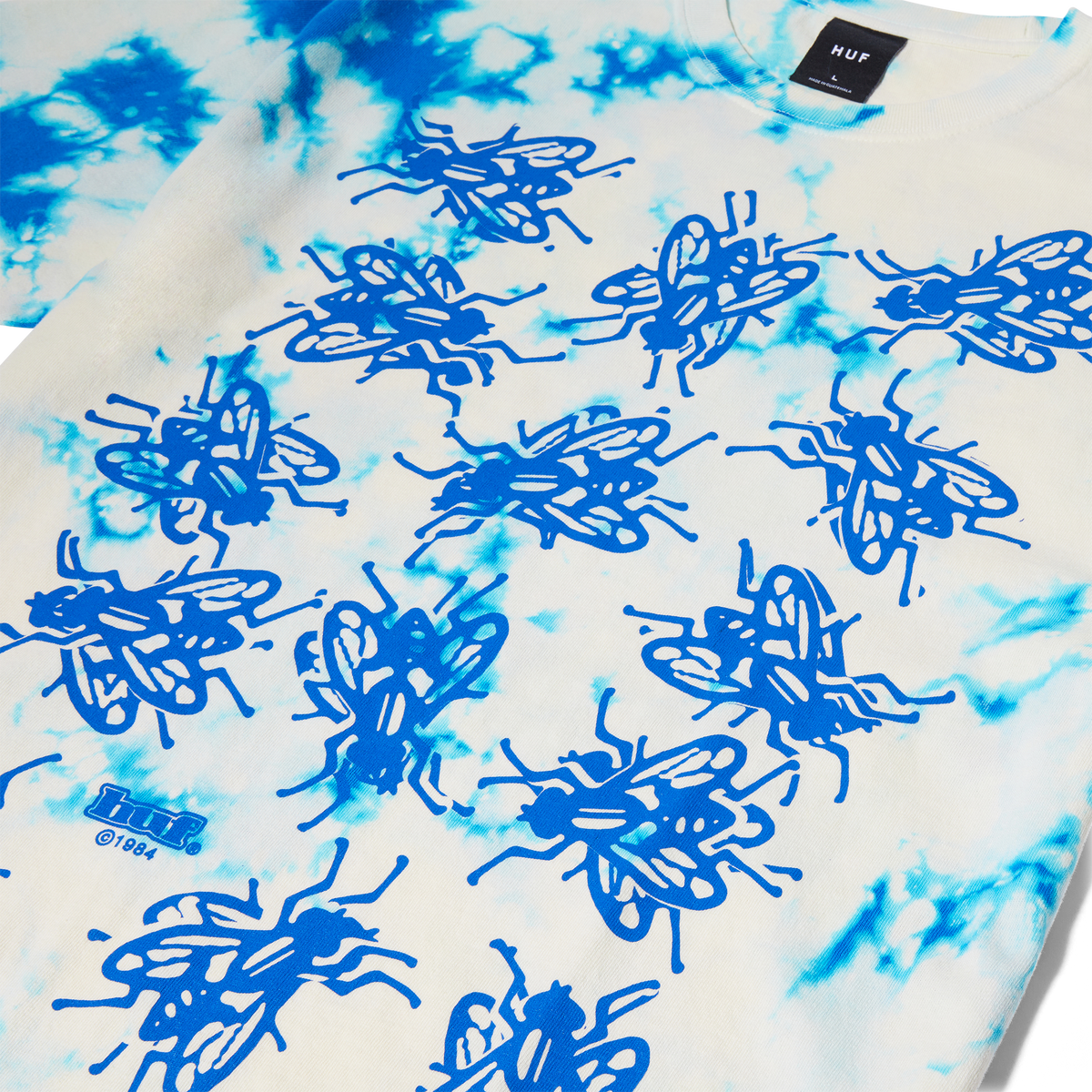 Fly Situation Tiedye T Shirt HUF HUF WORLDWIDE UK