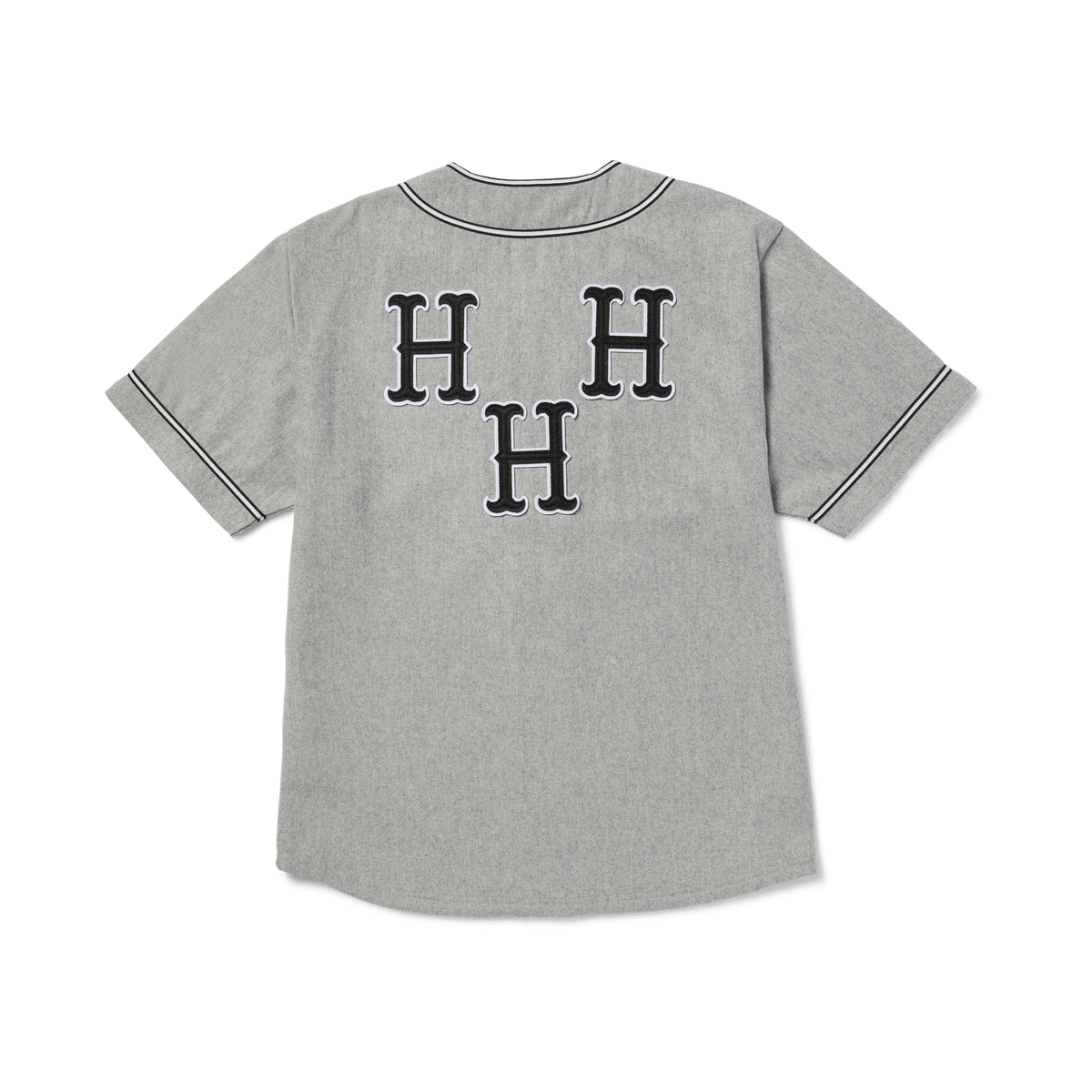 Huf Gato Baseball Jersey Charcoal