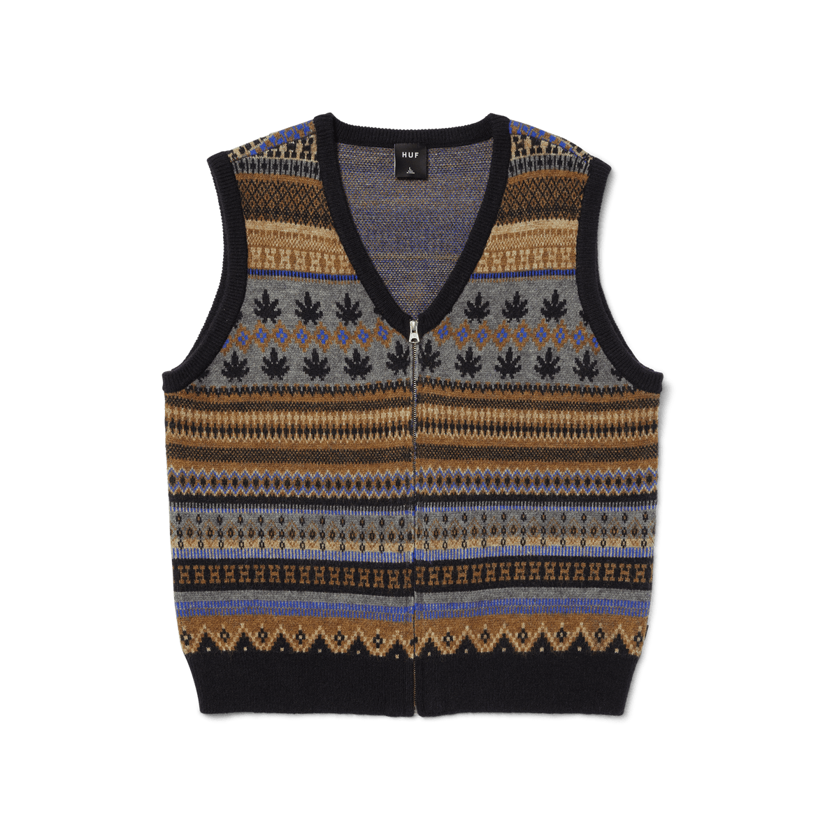 Huf Gilbert Sweater Vest Multi