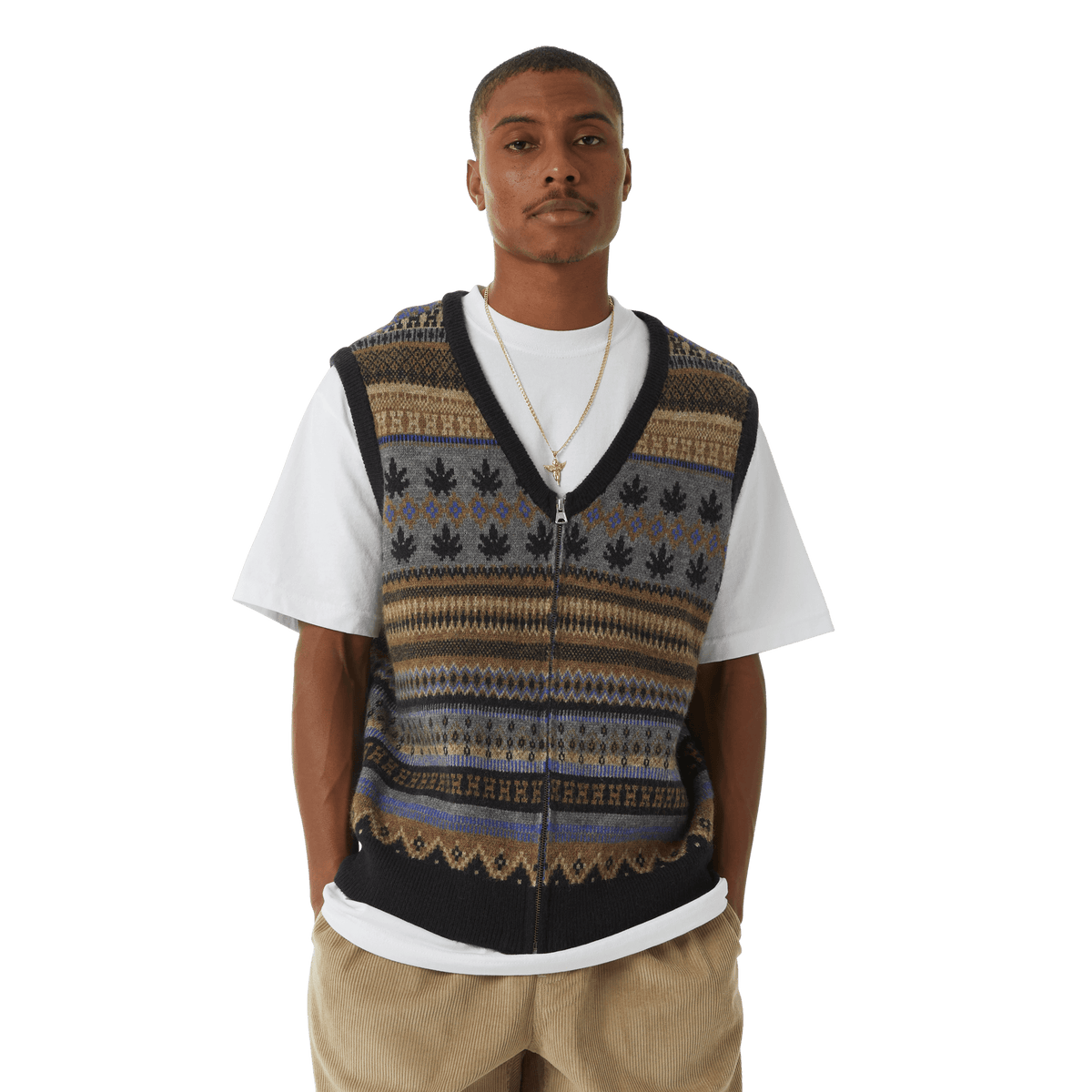 Huf Gilbert Sweater Vest HUF WORLDWIDE UK