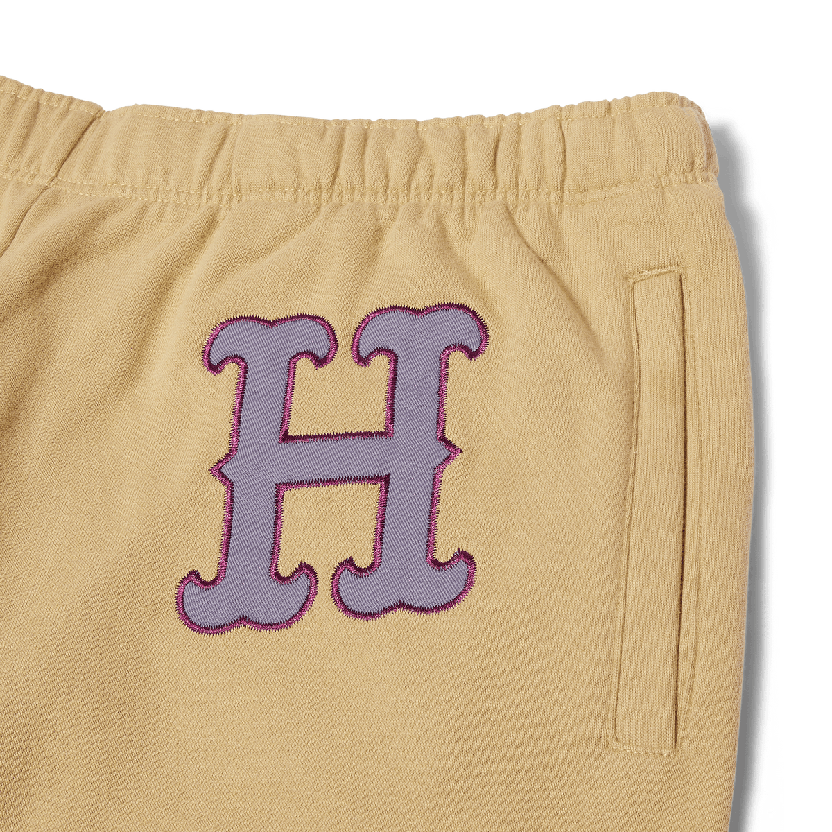 Huf H Applique Fleece Pant Oatmeal