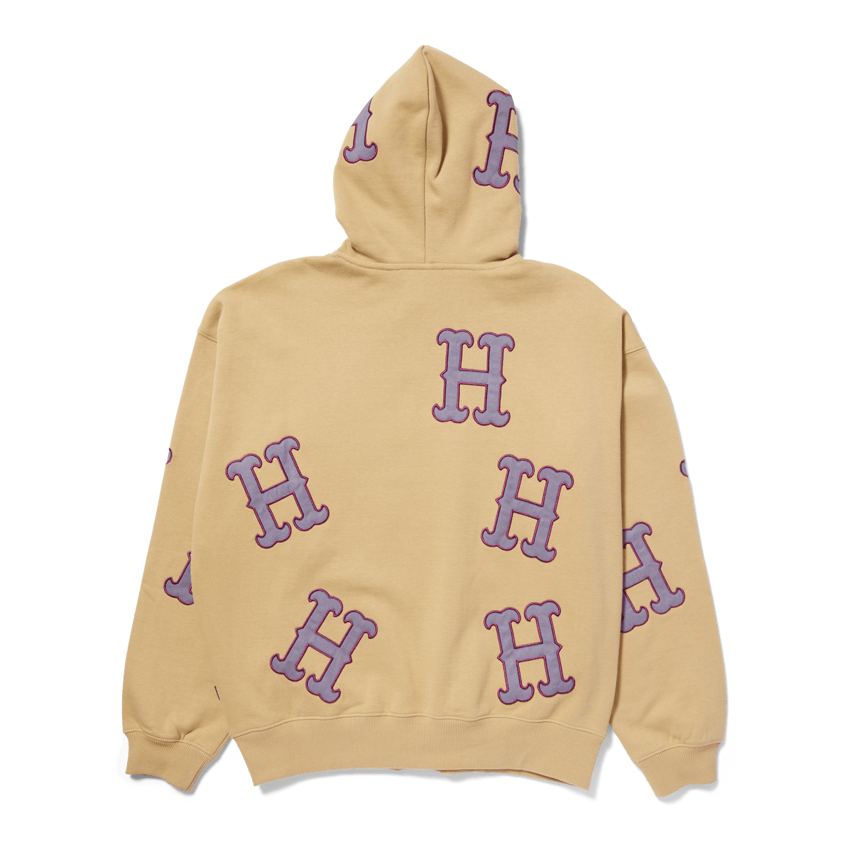 Huf H Applique Hoodie Oatmeal