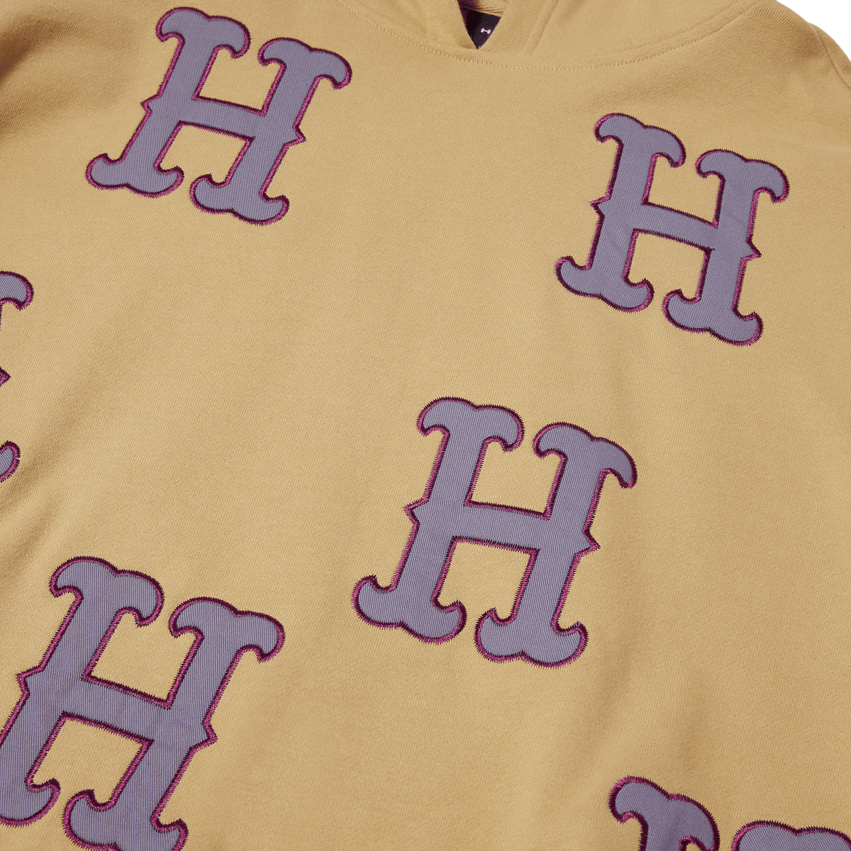 Huf H Applique Hoodie Oatmeal