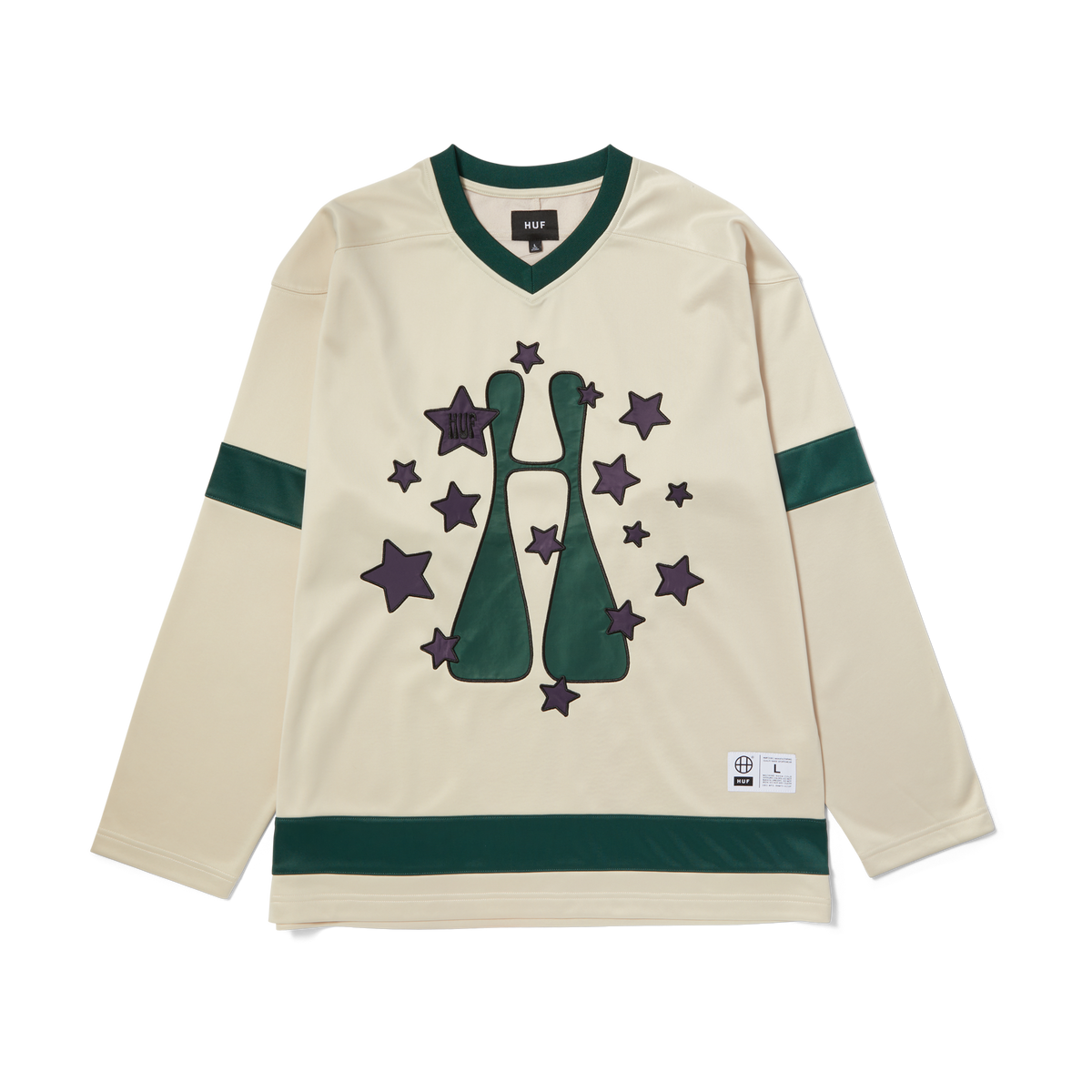 Huf H Stardust Jersey Bone