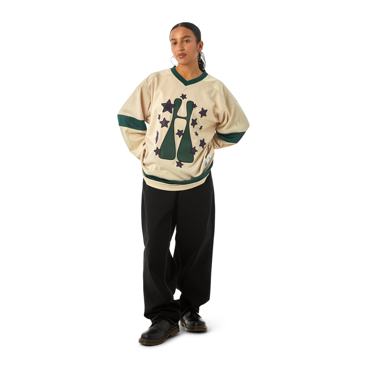 Huf H Stardust Jersey Bone