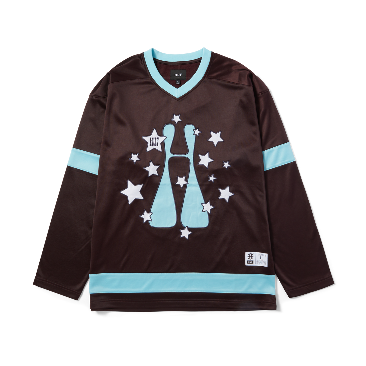 Huf H Stardust Jersey Eggplant