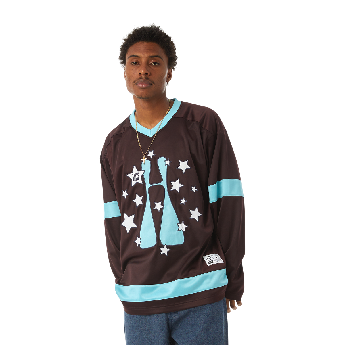 Huf H Stardust Jersey Eggplant